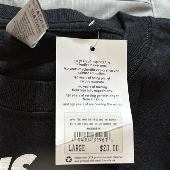 Black Dinosaur Graphic Adults T-Shirt - Picture 4 of 5